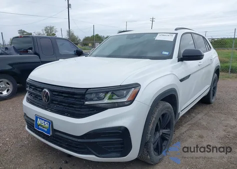 2023 Volkswagen Atlas Cross Sport 2.0T Sel R-Line Black из США, поврежденный, VIN 1V2SC2CA4PC214027